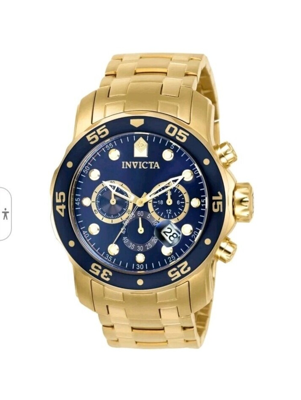 Invicta Pro Diver SCUBA Men's Watch 48mm Blue Dial 0073 - New